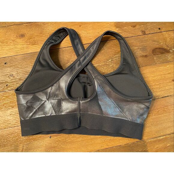 Under Armour Small grey silver sports bra compression - Picture 3 of 5